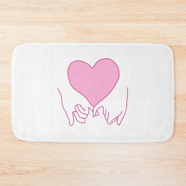 Item preview, heart pinky promise in pride pink designed and sold by rosecolashop.