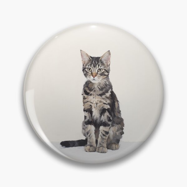Item preview, a gray cat designed and sold by hola-zzoi.