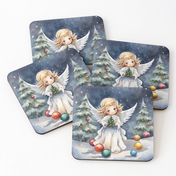 Item preview, Winter Angel's Embrace designed and sold by inkArtistryfine.