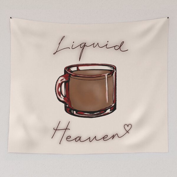 Item preview, A steaming cup of coffee designed and sold by jReneeLovesArt.