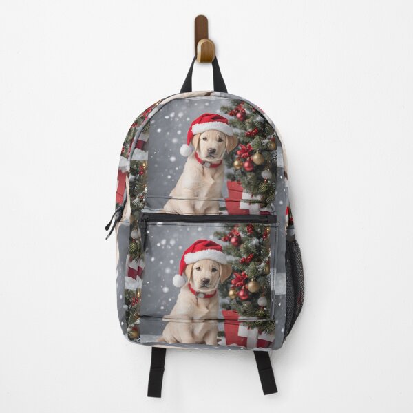 Item preview, Dog Christmas baby Labrador dog with santa hat on Christmas eve day designed and sold by BotunPeony.