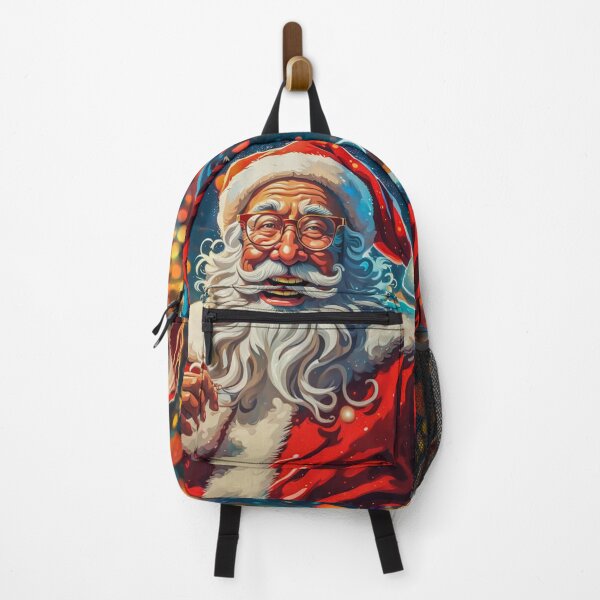 Item preview, Vintage Retro Santa Clause - Papa Noel - Holly Jolly - Joyeux Noel - Merry Christmas designed and sold by MyArt23.