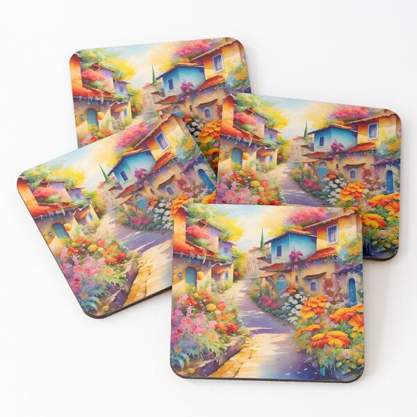 Item preview, Beautiful European Mismatched Houses designed and sold by Angela Hanley.