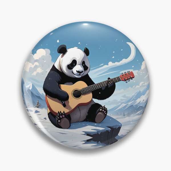 Item preview, Panda guitarist designed and sold by Artbellachi.