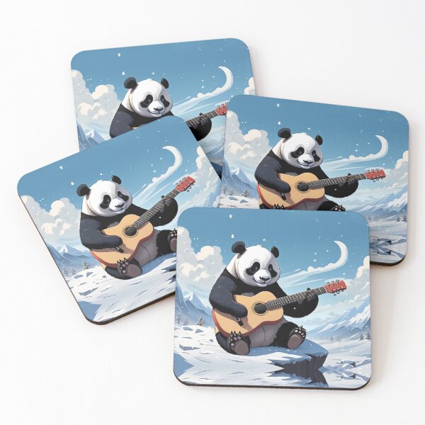 Item preview, Panda guitarist designed and sold by Artbellachi.