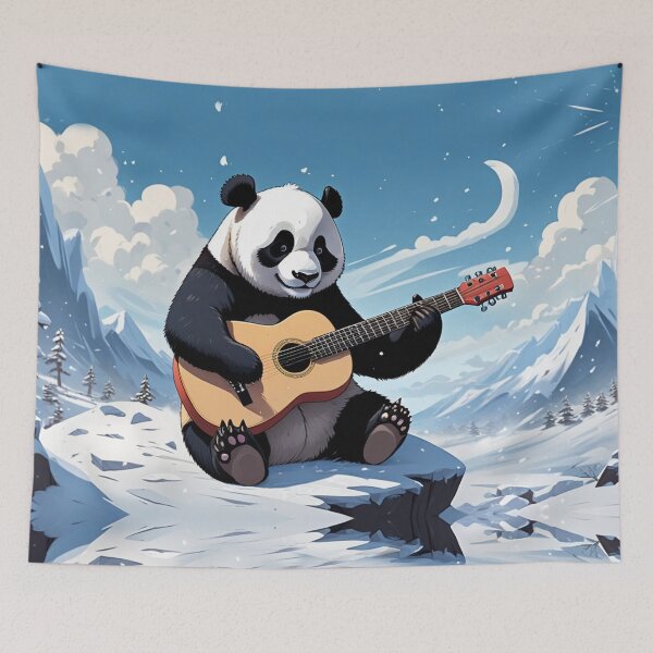 Item preview, Panda guitarist designed and sold by Artbellachi.