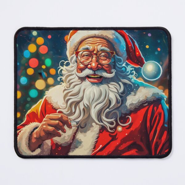 Artikelvorschau, Vintage Retro Weihnachtsmann - Papa Noel - Holly Jolly - Joyeux Noel - Frohe Weihnachten entworfen und verkauft von MyArt23.
