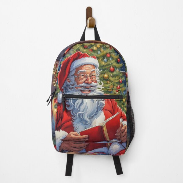 Item preview, Vintage Retro Santa Clause - Papa Noel - Holly Jolly - Joyeux Noel - Merry Christmas designed and sold by MyArt23.