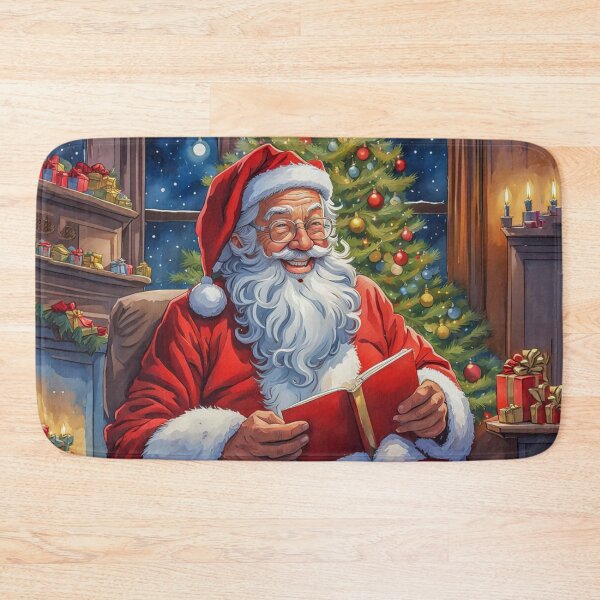 Item preview, Vintage Retro Santa Clause - Papa Noel - Holly Jolly - Joyeux Noel - Merry Christmas designed and sold by MyArt23.