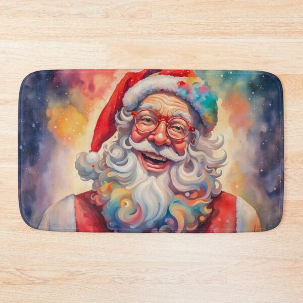 Item preview, Vintage Retro Santa Clause - Papa Noel - Holly Jolly - Joyeux Noel - Merry Christmas designed and sold by MyArt23.