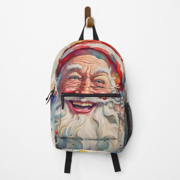 Item preview, Vintage Retro Santa Clause - Papa Noel - Holly Jolly - Joyeux Noel - Merry Christmas designed and sold by MyArt23.