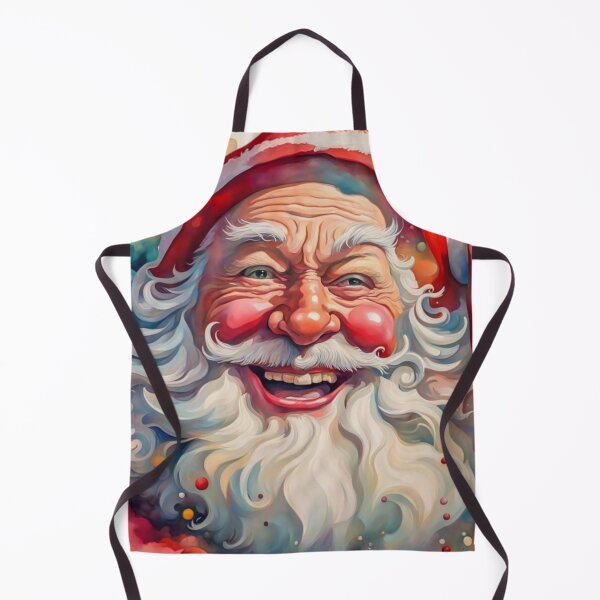 Item preview, Vintage Retro Santa Clause - Papa Noel - Holly Jolly - Joyeux Noel - Merry Christmas designed and sold by MyArt23.