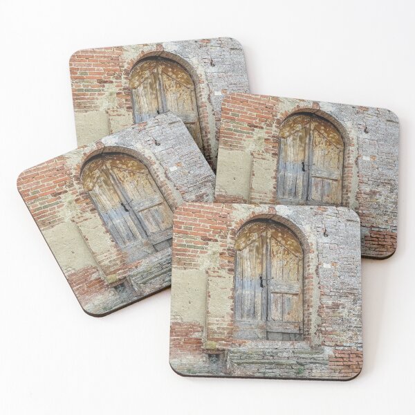 Item preview, Old Wooden Door and rustic archway in Tuscany designed and sold by marcthatspot.