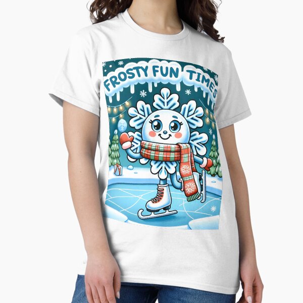 Item preview, Icy Snowflake Skating Joy designed and sold by KNAA.