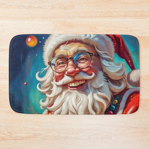 Item preview, Vintage Retro Santa Clause - Papa Noel - Holly Jolly - Joyeux Noel - Merry Christmas designed and sold by MyArt23.
