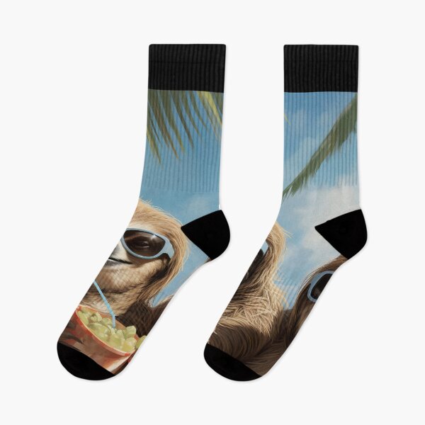 Item preview, cute sloths on vacation designed and sold by ururuty.