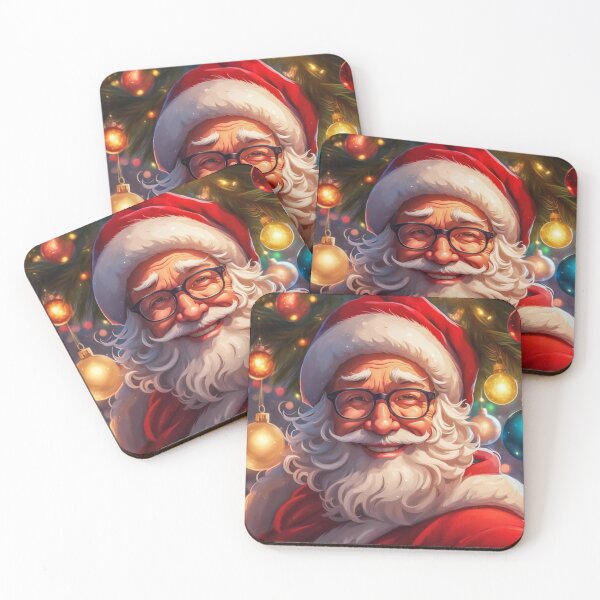 Artikelvorschau, Vintage Retro Weihnachtsmann - Papa Noel - Holly Jolly - Joyeux Noel - Frohe Weihnachten entworfen und verkauft von MyArt23.
