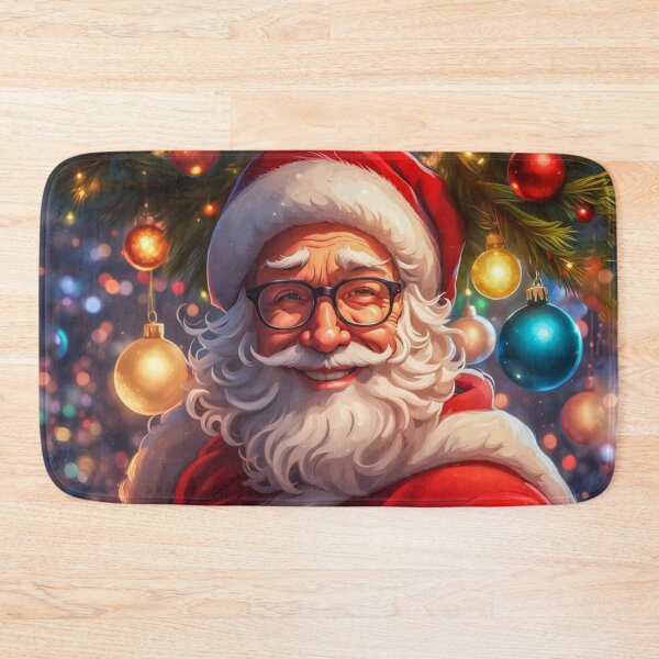 Item preview, Vintage Retro Santa Clause - Papa Noel - Holly Jolly - Joyeux Noel - Merry Christmas designed and sold by MyArt23.