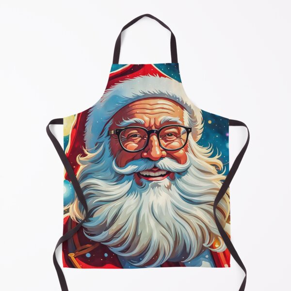 Item preview, Vintage Retro Santa Clause - Papa Noel - Holly Jolly - Joyeux Noel - Merry Christmas designed and sold by MyArt23.