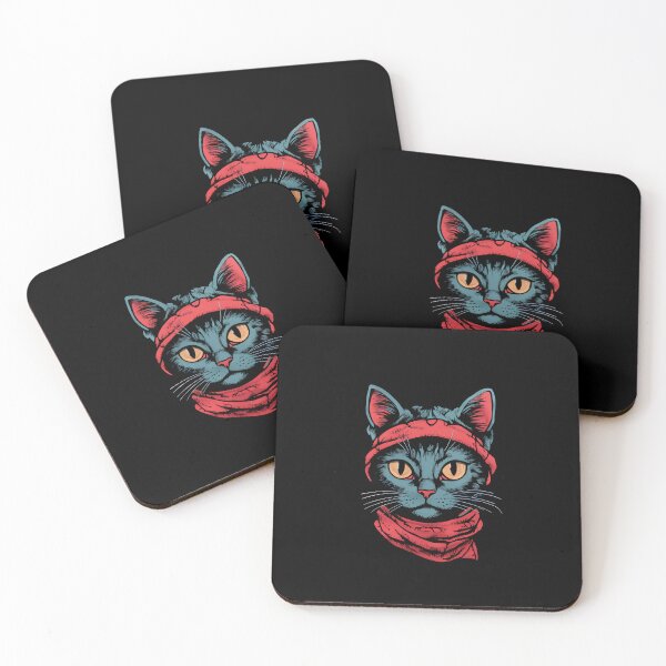 Item preview, Bandana-Clad Feline designed and sold by inkArtistryfine.