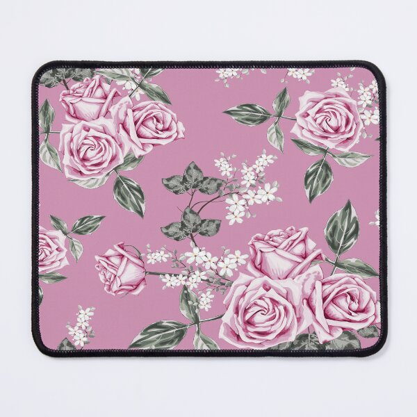 Item preview, Seamless pattern pink rose vintage flowers designed and sold by nyhhhh.