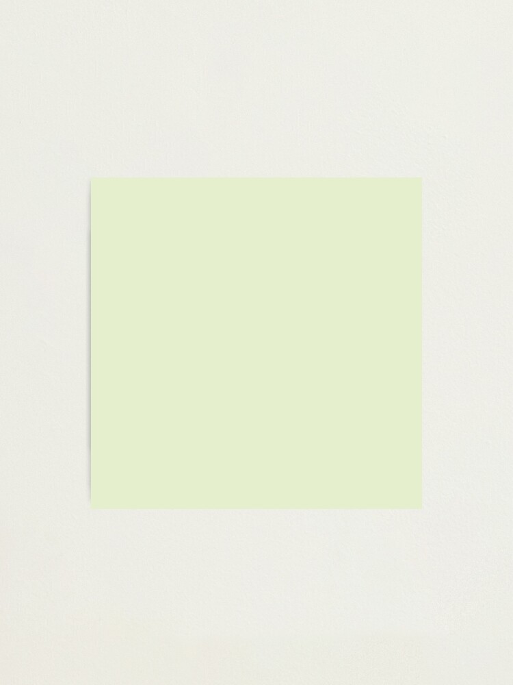 Impression Photo Vert Pastel Pale Couleur Unie Compliments Pastel Jade Par Broadmeadow Redbubble