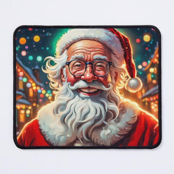Artikelvorschau, Vintage Retro Weihnachtsmann - Papa Noel - Holly Jolly - Joyeux Noel - Frohe Weihnachten entworfen und verkauft von MyArt23.