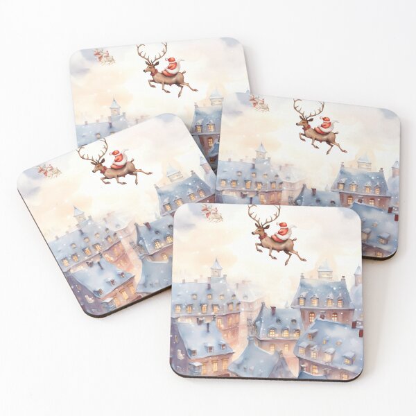Item preview, Whimsical Winter Flight designed and sold by cute-animals99.