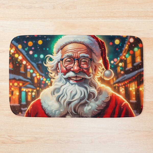 Item preview, Vintage Retro Santa Clause - Papa Noel - Holly Jolly - Joyeux Noel - Merry Christmas designed and sold by MyArt23.