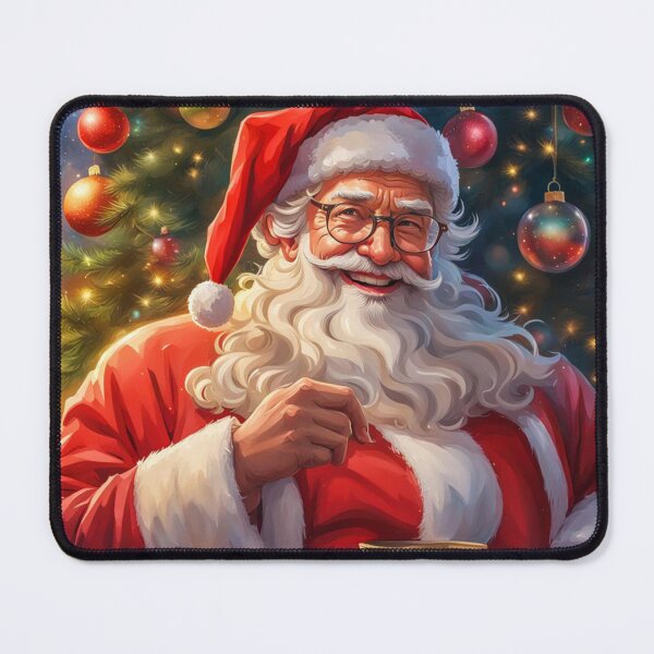 Artikelvorschau, Vintage Retro Weihnachtsmann - Papa Noel - Holly Jolly - Joyeux Noel - Frohe Weihnachten entworfen und verkauft von MyArt23.