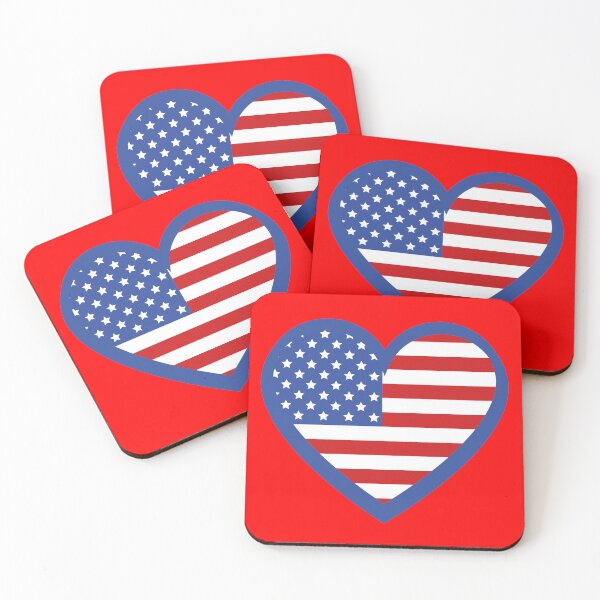 Item preview, American Flag Heart, Blue designed and sold by PNWEnergy.