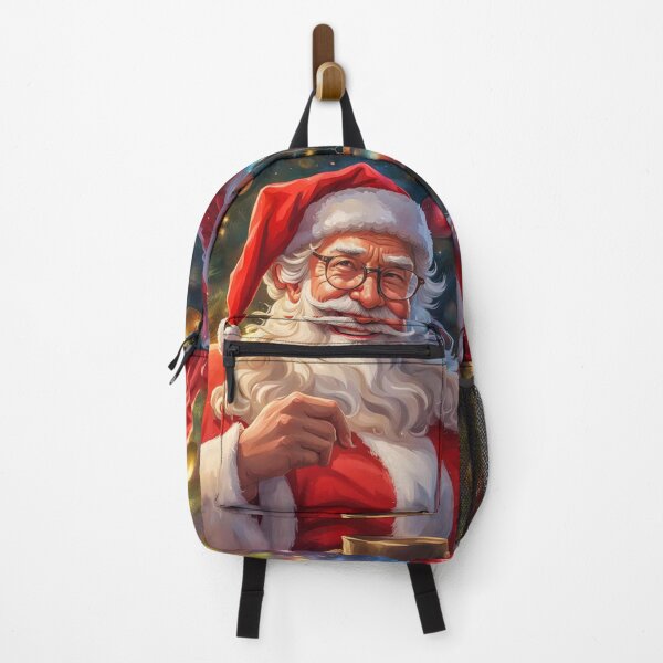 Item preview, Vintage Retro Santa Clause - Papa Noel - Holly Jolly - Joyeux Noel - Merry Christmas designed and sold by MyArt23.