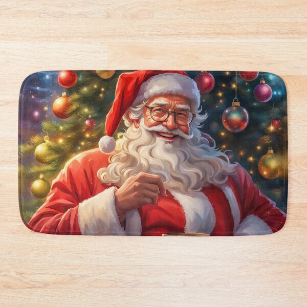 Item preview, Vintage Retro Santa Clause - Papa Noel - Holly Jolly - Joyeux Noel - Merry Christmas designed and sold by MyArt23.