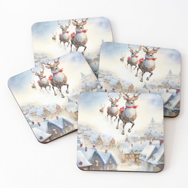 Item preview, Whimsical Winter Flight designed and sold by cute-animals99.