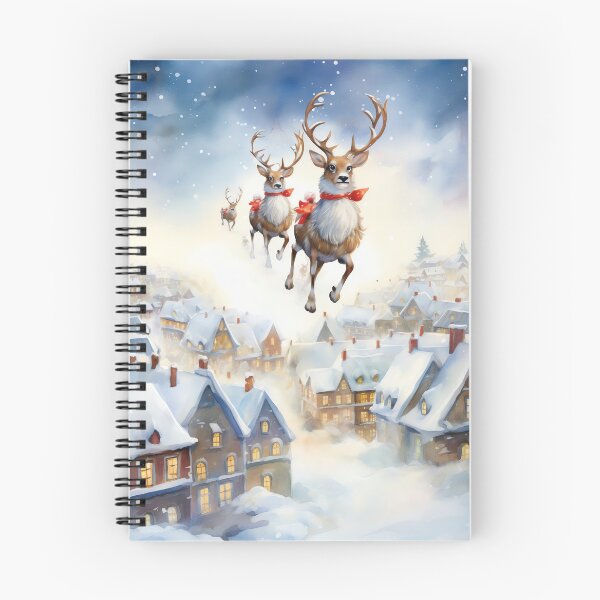 Item preview, Whimsical Winter Flight designed and sold by cute-animals99.