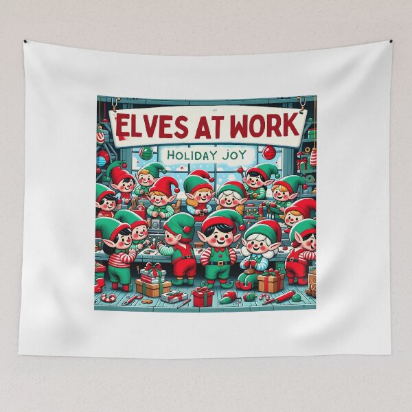 Item preview, Santa's Workshop Elves Delight designed and sold by KNAA.