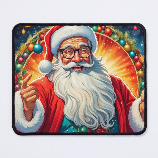 Artikelvorschau, Vintage Retro Weihnachtsmann - Papa Noel - Holly Jolly - Joyeux Noel - Frohe Weihnachten entworfen und verkauft von MyArt23.