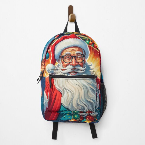 Item preview, Vintage Retro Santa Clause - Papa Noel - Holly Jolly - Joyeux Noel - Merry Christmas designed and sold by MyArt23.