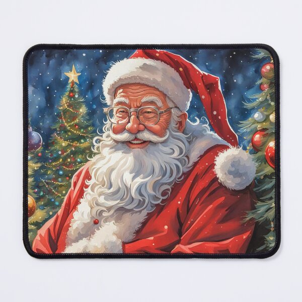 Artikelvorschau, Vintage Retro Weihnachtsmann - Papa Noel - Holly Jolly - Joyeux Noel - Frohe Weihnachten entworfen und verkauft von MyArt23.