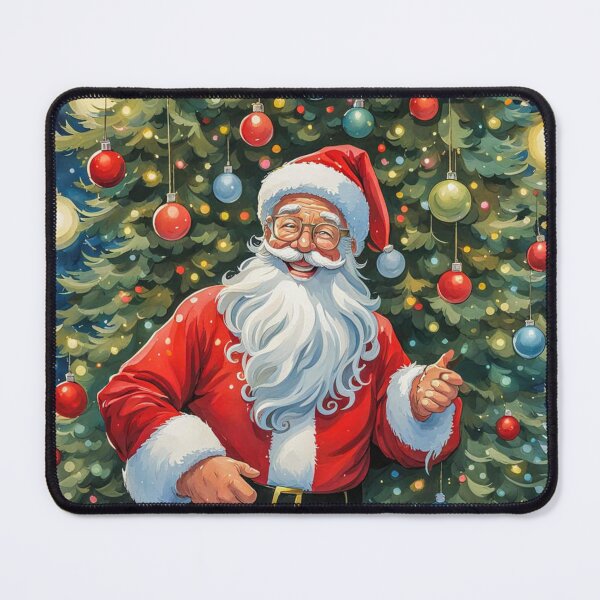 Artikelvorschau, Vintage Retro Weihnachtsmann - Papa Noel - Holly Jolly - Joyeux Noel - Frohe Weihnachten entworfen und verkauft von MyArt23.