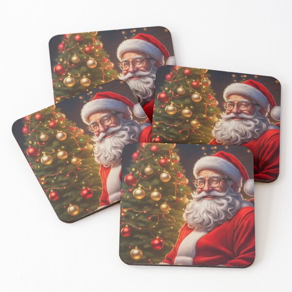 Artikelvorschau, Vintage Retro Weihnachtsmann - Papa Noel - Holly Jolly - Joyeux Noel - Frohe Weihnachten entworfen und verkauft von MyArt23.