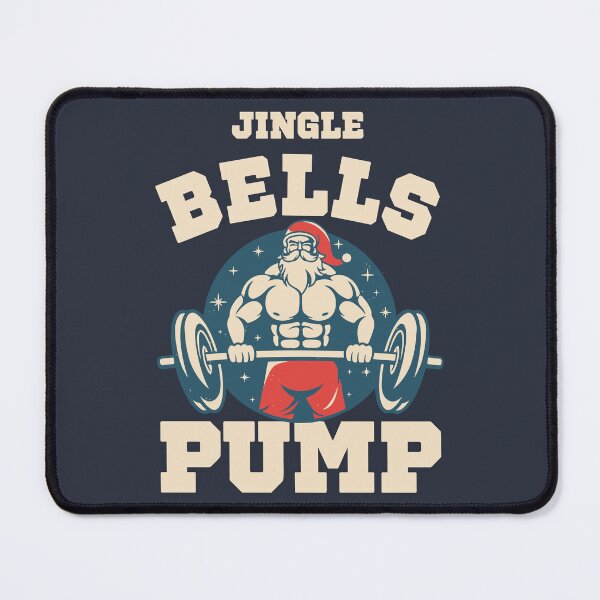 Item preview, Santa Lifting Weights designed and sold by ThreadmyCanvas.