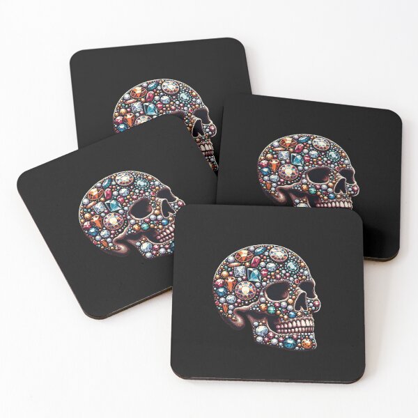 Item preview, Bejeweled Skull designed and sold by vazqueznash.