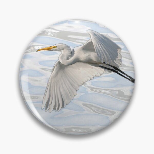 Item preview, A flying egret over the water designed and sold by Juviraga.