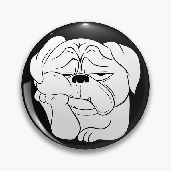 Item preview, bored pug designed and sold by KrustyKrafty.