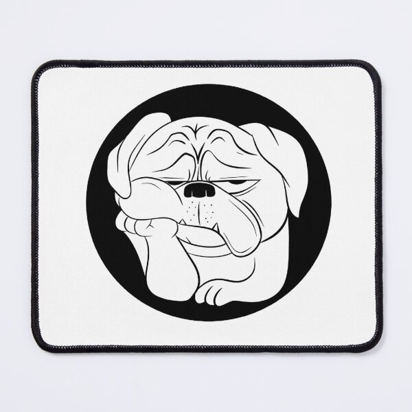 Item preview, bored pug designed and sold by KrustyKrafty.