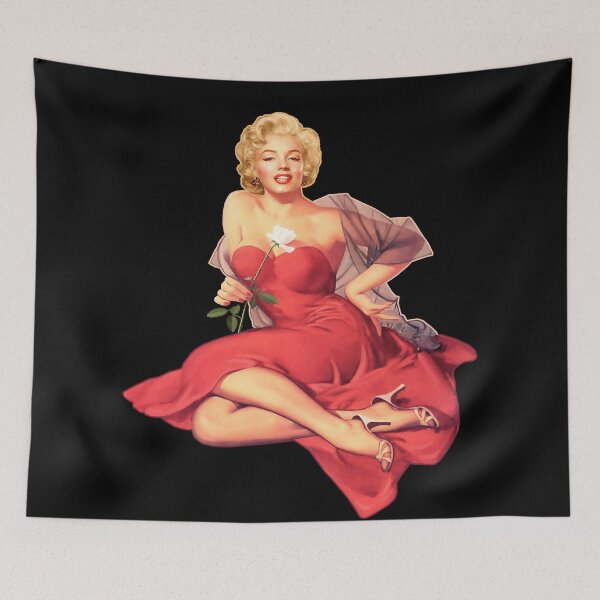 Item preview, Marilyn Monroe Elegant in A Red Gown designed and sold by EvTheOne.