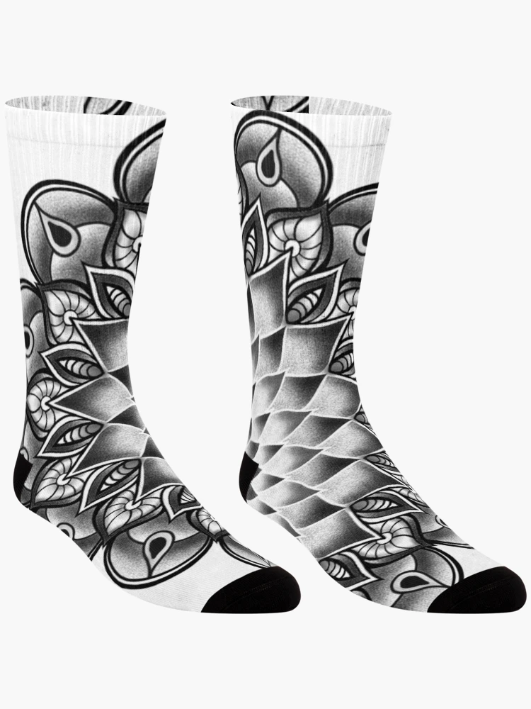 Thumbnail 3 of 5, Socks, mandala designed and sold by Rangelo.