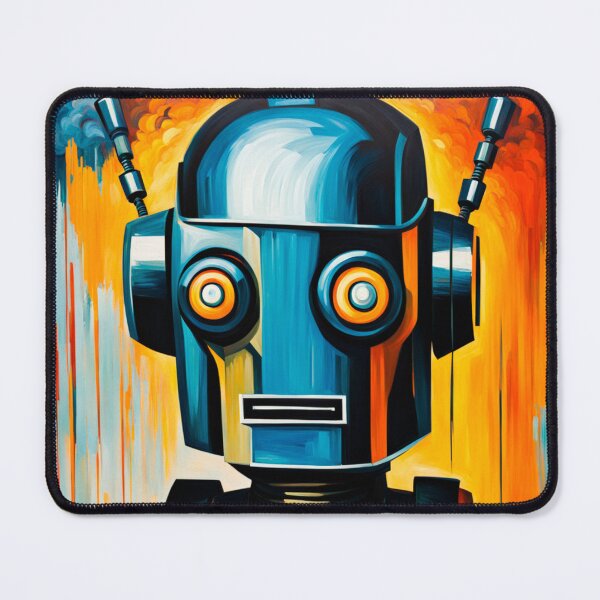 Item preview, Robot Street Art - colorful illustration  designed and sold by RobotAIArt.