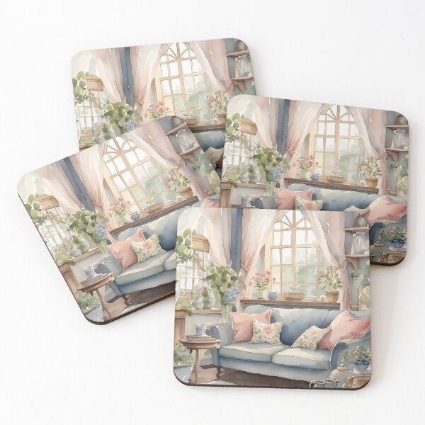 Aperçu de l'œuvre Salon vintage, style cottage anglais. créée et vendue par Jayjaynaenae.